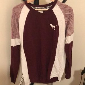 PINK varsity sweater